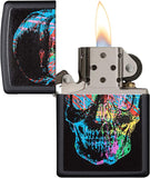 Zippo Skull Black Matte 28042