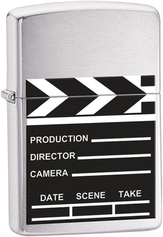 Zippo Movie Take Brushed Chrome 28064