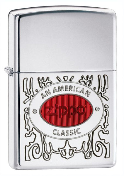 Zippo American Classic Armor High Polish Chrome Lighter 28069