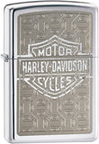 Zippo Harley Davidson Bar & Shield High Polish Chrome 28083