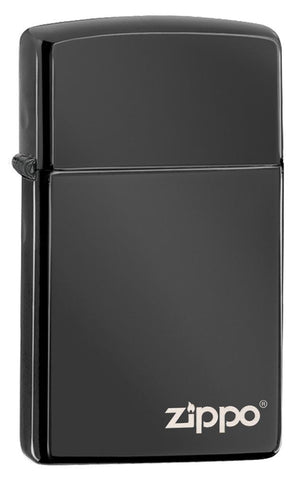 Zippo Slim Ebony with Logo 28123ZL
