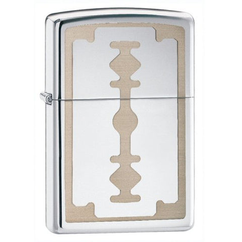 Zippo High Polish Razor Blade Lighter 28137