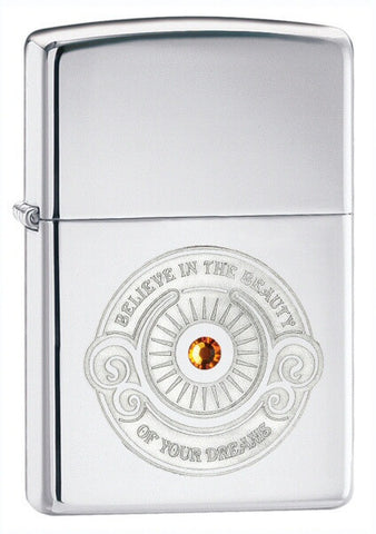 Zippo Believe in the Beauty of Your Dreams High Polish Chrome 28183