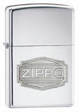 Zippo Logo High Polish Chrome 28187