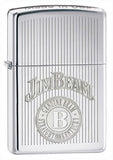 Zippo Jim Beam Crown Stamp Polished Chrome 28190