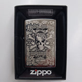 Zippo Harley-Davidson Logo & Skull High Polish Chrome 28229
