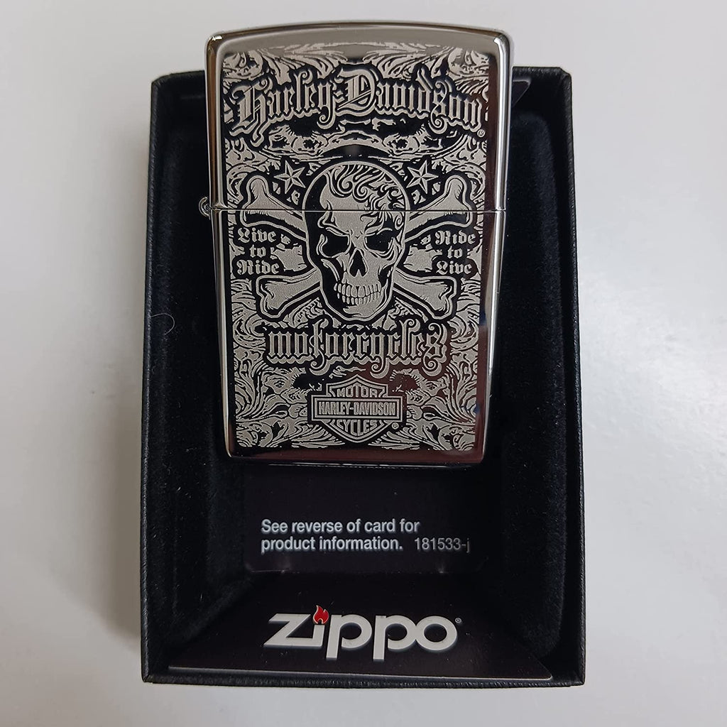 Zippo Harley-Davidson Logo and Skull 28229 - Free Shipping 