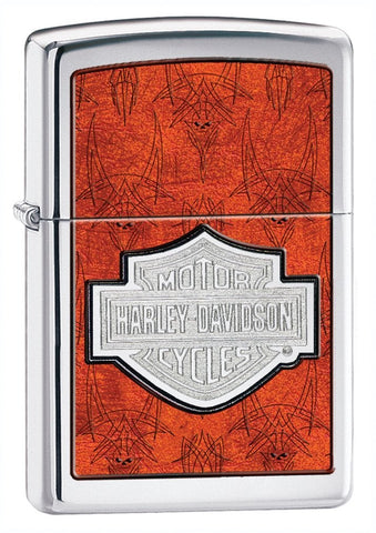 Zippo Harley-Davidson Bar and Shield Red Lighter 28266