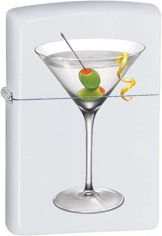 Zippo White Matte BS Martini 28271
