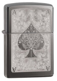 Zippo Ace of Spades Filigree Black Ice 28323