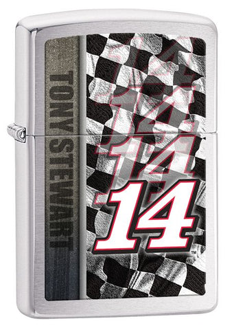 Zippo Tony Stewart Art Brushed Chrome  28334