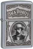 Zippo Street Chrome Jack Daniels Portrait 28343