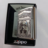 Zippo Street Chrome Jack Daniels Portrait 28343