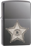 Zippo Skull Badge Black Ice 28360