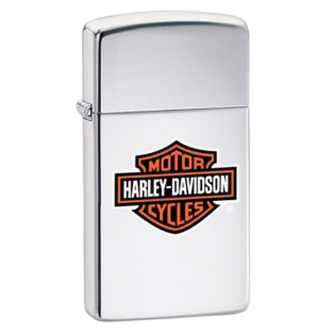 Zippo Harleydavidson Logo Slim High Polished Chrome 28418