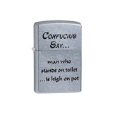 Zippo Confucius Say Toilet Street 28459