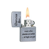 Zippo Confucius Say Toilet Street 28459