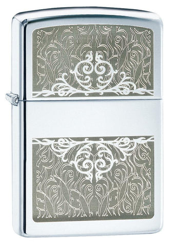 Zippo Filigree Engravable High Polish Chrome 28467