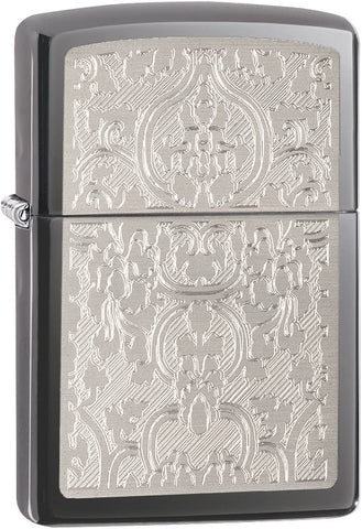 Zippo Oriental Abstract Black Ice 28469