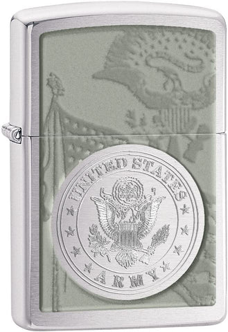Zippo United States Army Brushed Chrome 28516