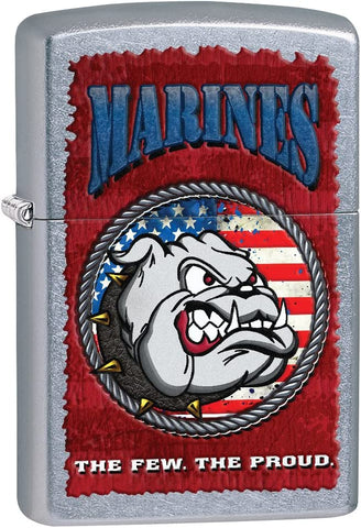 Zippo Marines Street Chrome 28520