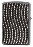 Zippo Armor Cross Wave High Polish Black Ice 28544