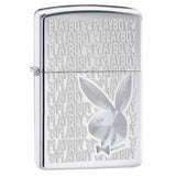Zippo Playboy Bunny Logo High Polish Chrome 28545