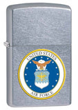 Zippo US Air Force Crest Street Chrome 28621