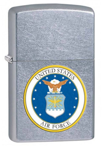 Zippo US Air Force Crest Street Chrome 28621