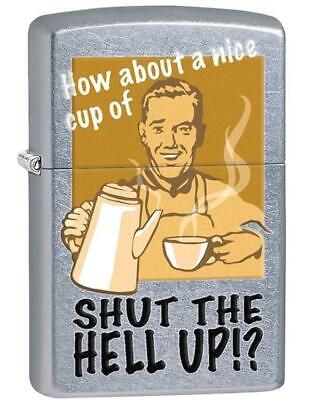 Zippo Shut the Hell Up Street Chrome 28640