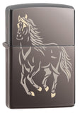 Zippo Running Stallion Black Ice 28645