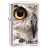 Zippo Snowy Owl Brushed Chrome 28650