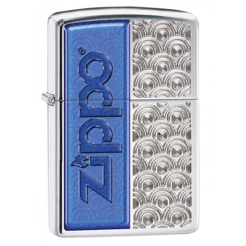 Zippo Scallops High Polish Chrome 28658