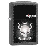 Zippo Skull with Crown Iron Stone 28660