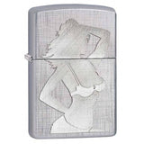 Zippo Sexy Woman Silhouette Linen Weave 28680