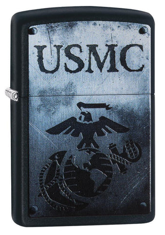 Zippo U.S. Marine Corps. Black Matte 28744