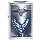 Zippo U.S. Air Force Fighter Jet Wings High Polish Chrome 28748