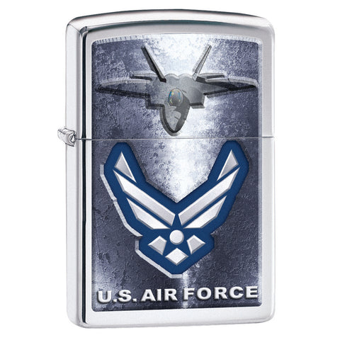 Zippo U.S. Air Force Fighter Jet Wings High Polish Chrome 28748