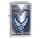 Zippo U.S. Air Force Fighter Jet Wings High Polish Chrome 28748