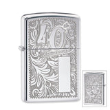 Zippo 40th Anniversary Venetian Floral Design 28789