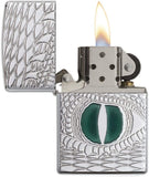 Zippo Armor Dragon Eye Epoxy Inlay High Polish Chrome 28807