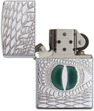 Zippo Armor Dragon Eye Epoxy Inlay High Polish Chrome 28807