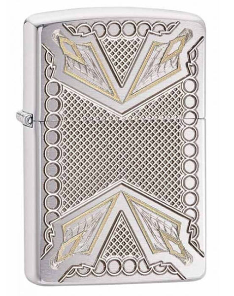 Zippo Armor Arrows Brushed Chrome 28808