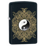 Zippo Ying and Yang Black Matte 28829