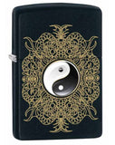 Zippo Ying and Yang Black Matte 28829
