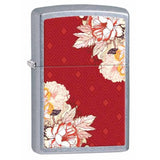Zippo Floral Design Street Chrome 28849