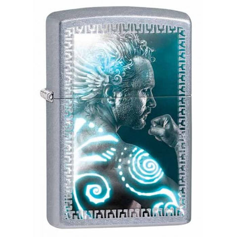 Zippo Contemplative Man Street Chrome 28878