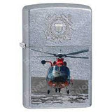Zippo US Coast Guard Helicopter Street Chrome 28900