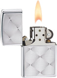 Zippo Wavy Diamonds Pocket Lighter, High Polish Chrome 28951