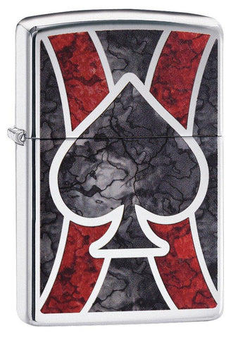 Zippo Spade Fusion High Polish Chrome 28952